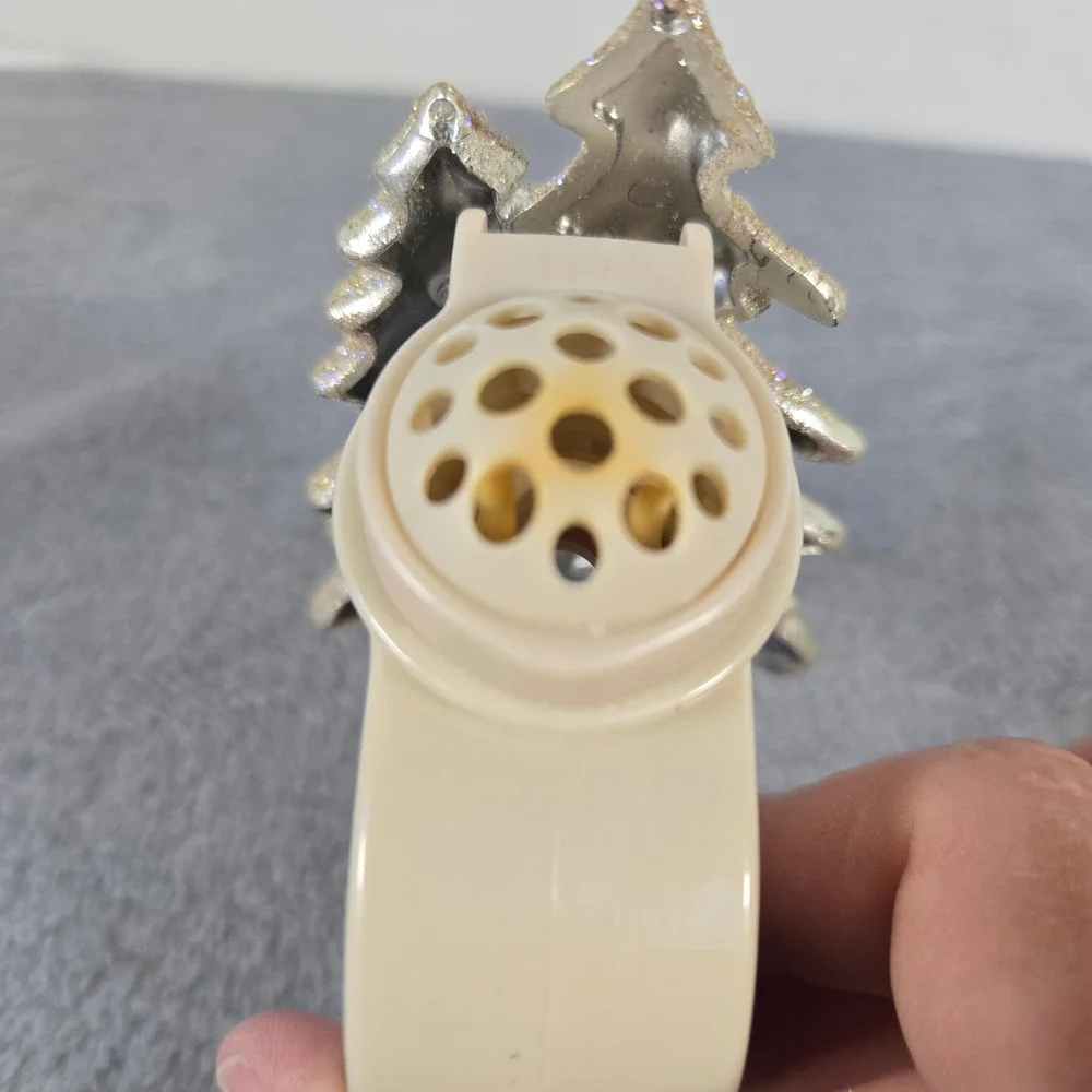 Bath & Body Works Wallflowers Christmas Tree Silver Glitter Plug In Diffuser
